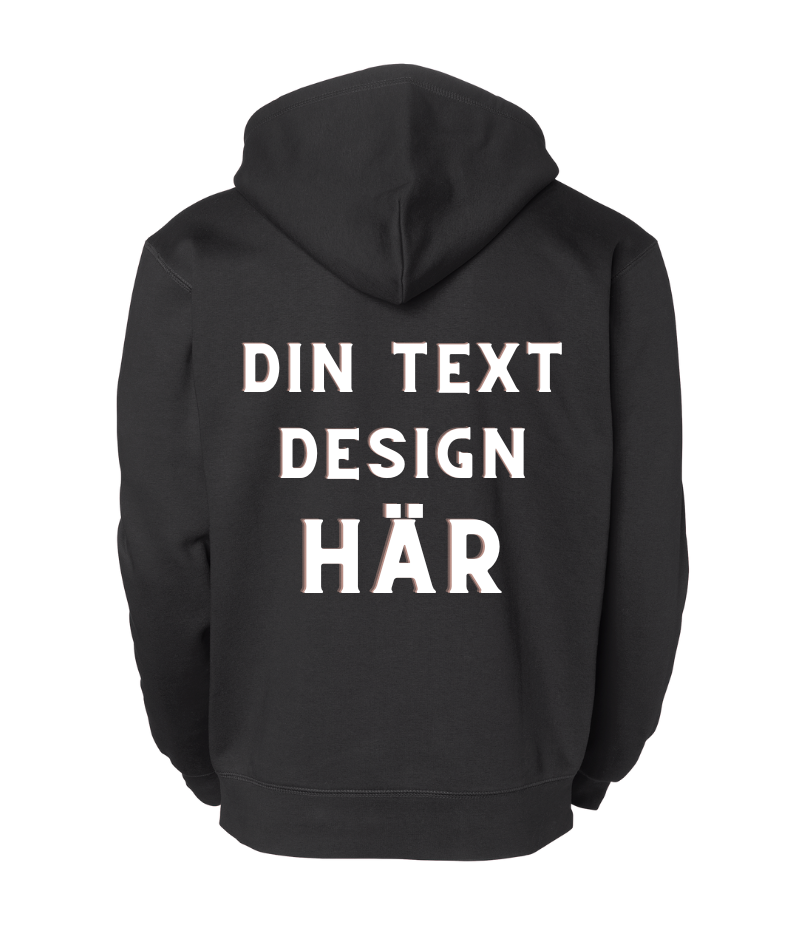 Egen Text Design Hoodie