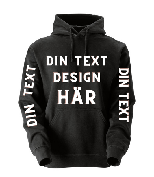 Egen Text Design Hoodie