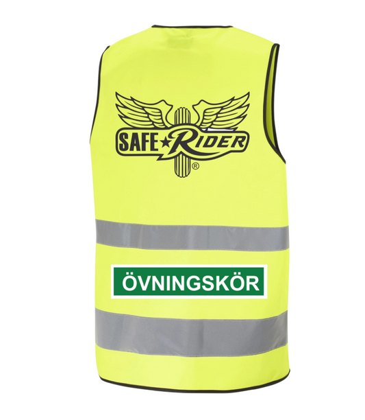 Varsel  Övningskör MC reflexväst Ride Safe